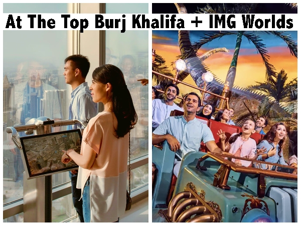 Combo: At the Top Burj Khalifa (124/125 Floor) + IMG Worlds of Adventures