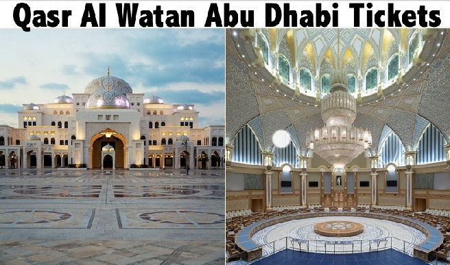 Qasr Al Watan AUH - Palace & Garden Tickets - Child (AED30), Adult (AED49)