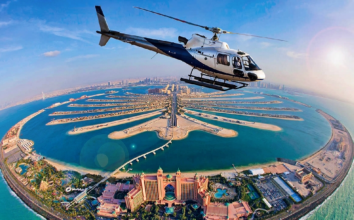 Falcon Helicopter Ride from Atlantis, Palm Jumeirah - 12mins, 15mins, 17mins, 25mins Rides Available