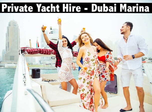 Dubai Marina Private Yacht Cruising Trip - 33ft, 42ft, 45ft, 50ft, 55ft, 65ft Yachts Available